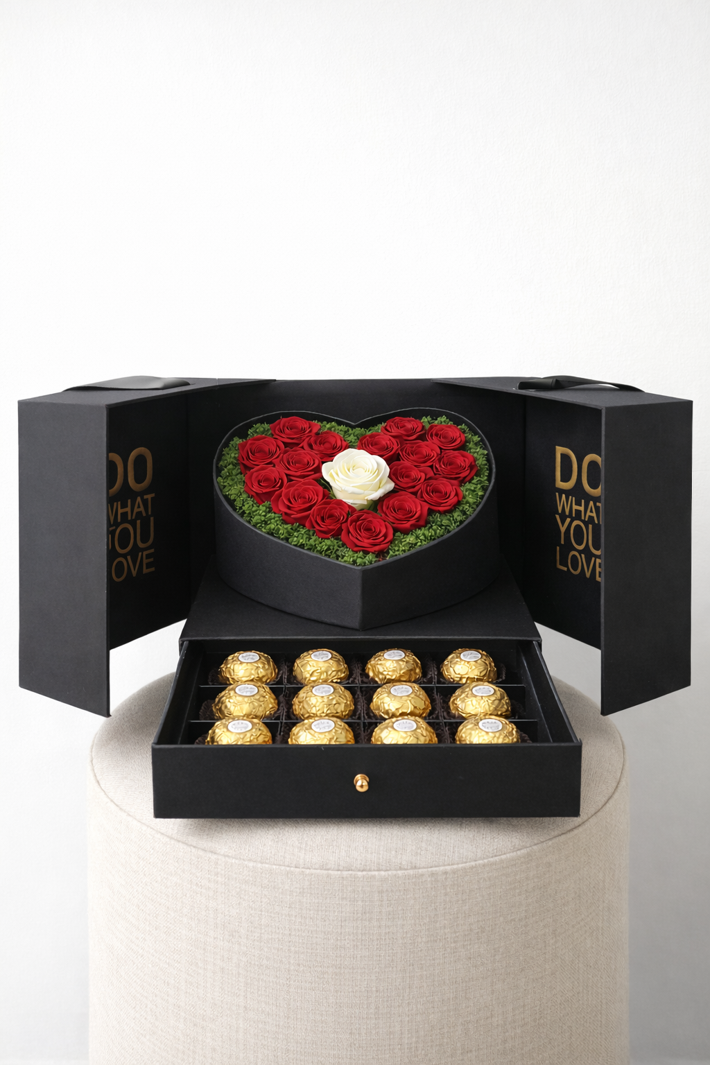 Love to Big Box with 12 Ferro Roche Chocolate 